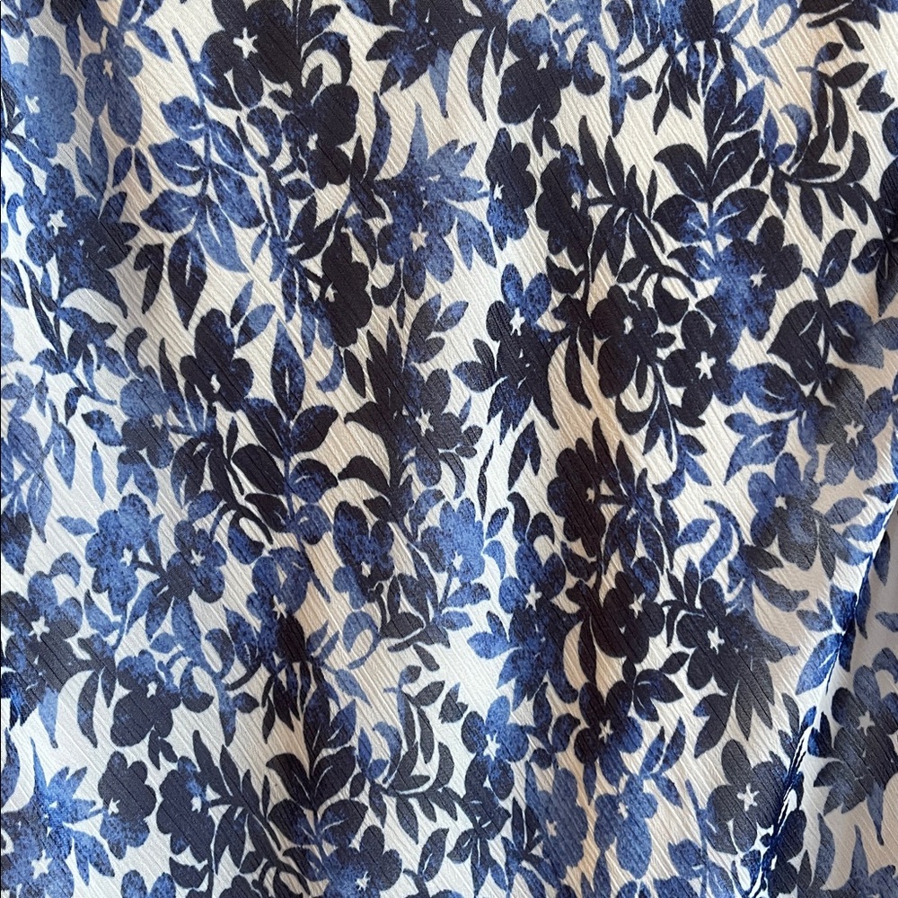 Jones New York Blue Floral Midi Dress - Picture 5 of 8